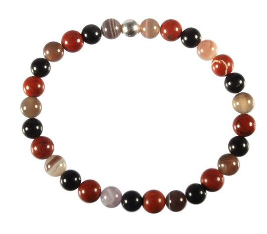 Armband sterrenbeeld schorpioen 18 cm | 6 mm kralen Armband sterrenbeeld schorpioen 18 cm | 6 mm kralen