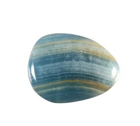Aragoniet (blauw) steen plat gepolijst Aragoniet (blauw) steen plat gepolijst