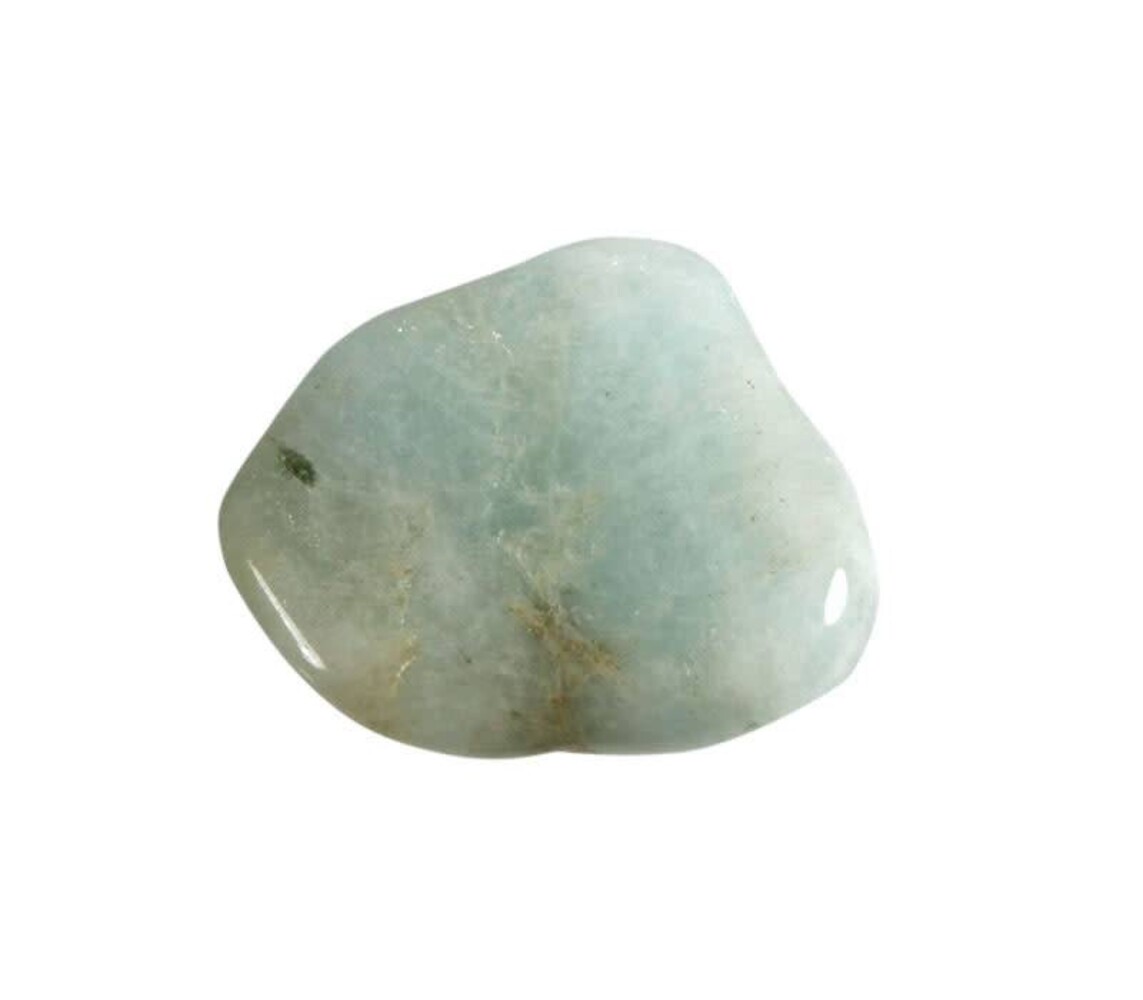 Aquamarijn steen getrommeld 5 - 10 gram Aquamarijn steen getrommeld 5 - 10 gram