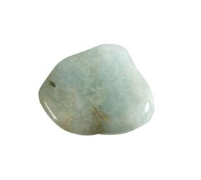 Aquamarijn steen getrommeld 20 - 30 gram Aquamarijn steen getrommeld 20 - 30 gram