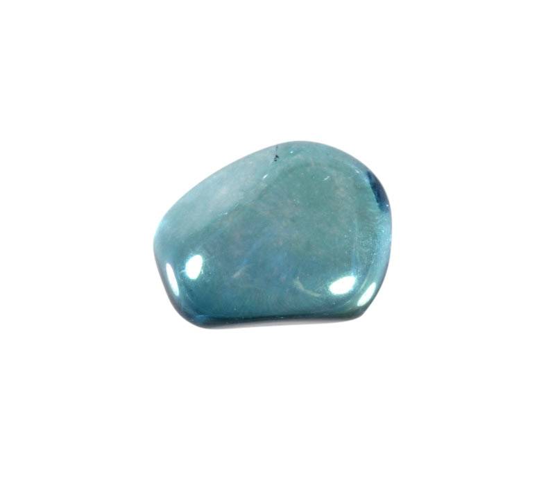 Aqua aura steen getrommeld 5 - 10 gram