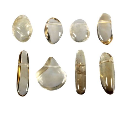 Citrien hanger getrommeld doorboord Citrien hanger getrommeld doorboord