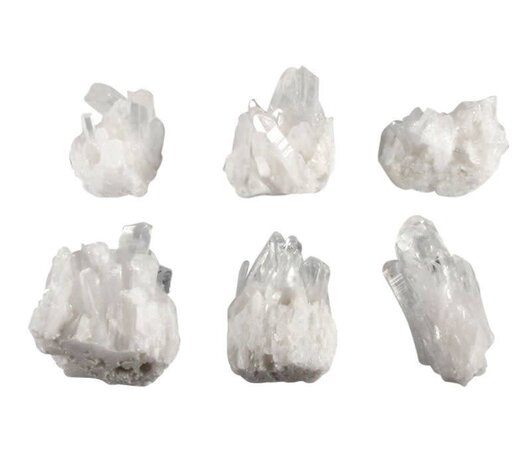 Bergkristal cluster 25 - 50 gram Bergkristal cluster 25 - 50 gram