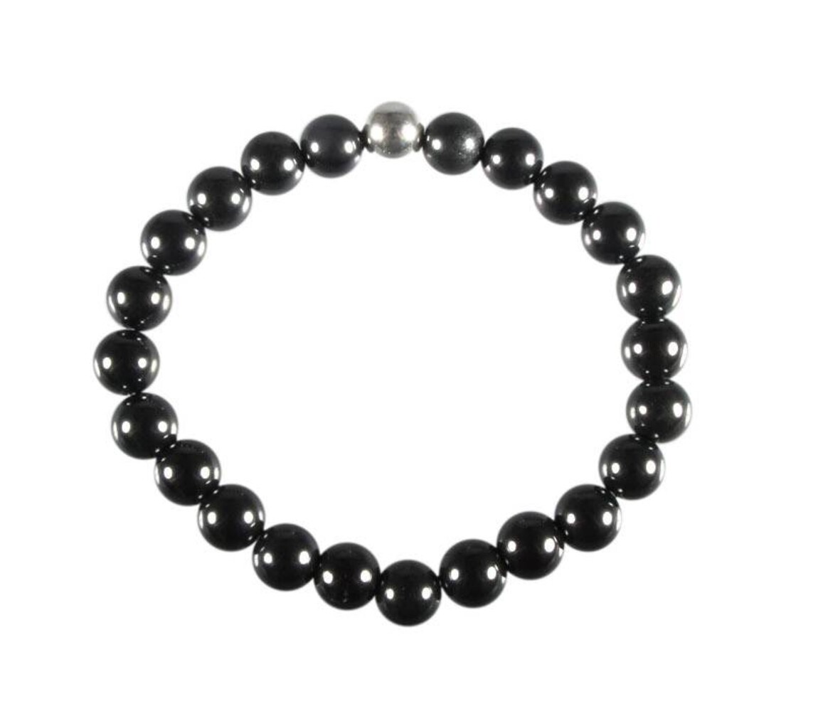 Hematiet armband 18 cm | 8 mm kralen