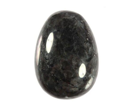 Larvikiet edelsteen ei 4,8 x 3,3 cm Larvikiet edelsteen ei 4,8 x 3,3 cm