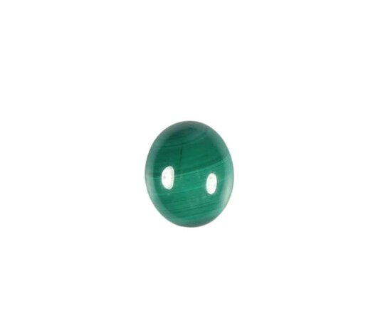 Malachiet cabochon ovaal 12 x 10 mm Malachiet cabochon ovaal 12 x 10 mm