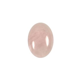 Rozenkwarts cabochon ovaal 18 x 13 mm Rozenkwarts cabochon ovaal 18 x 13 mm