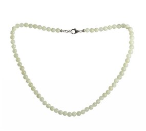 New jade (serpentijn) ketting 6 mm kralen New jade (serpentijn) ketting 6 mm kralen