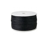 Waskoord zwart 1 meter | 1 mm dik Waskoord zwart 1 meter | 1 mm dik