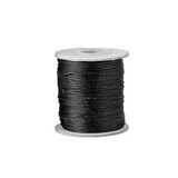 Satijn koord zwart 1 meter Satijn koord zwart 1 meter