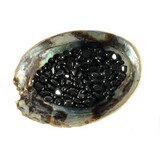 Abalone schelp met hematiet ontlaad mix Abalone schelp met hematiet ontlaad mix