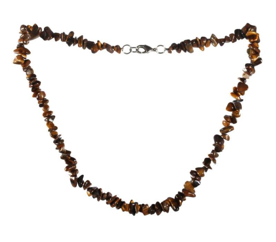 Tijgeroog ketting split Tijgeroog ketting split