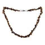 Tijgeroog ketting split Tijgeroog ketting split