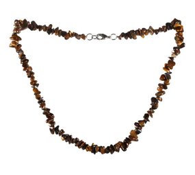 Tijgeroog ketting split Tijgeroog ketting split