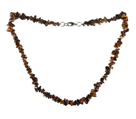 Tijgeroog ketting split Tijgeroog ketting split