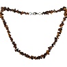 Tijgeroog ketting split Tijgeroog ketting split