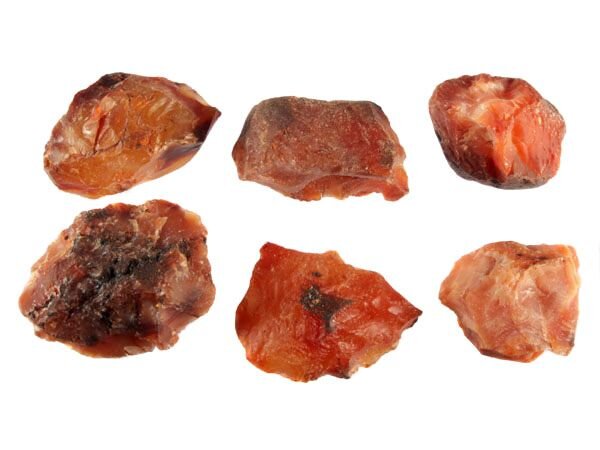 Carneool ruw 25 - 50 gram Carneool ruw 25 - 50 gram