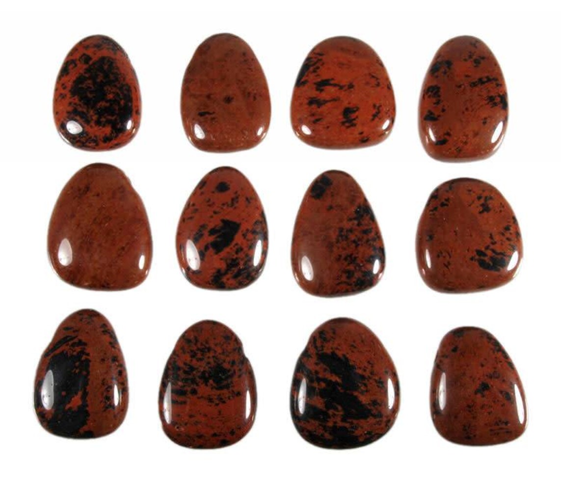 Obsidiaan (mahonie) hanger doorboord Obsidiaan (mahonie) hanger doorboord