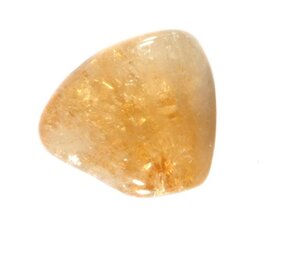 Citrienkwarts (verhit) steen getrommeld 2 - 5 gram Citrienkwarts (verhit) steen getrommeld 2 - 5 gram