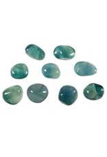 Fluoriet (groen/blauw) steen getrommeld 2 - 5 gram