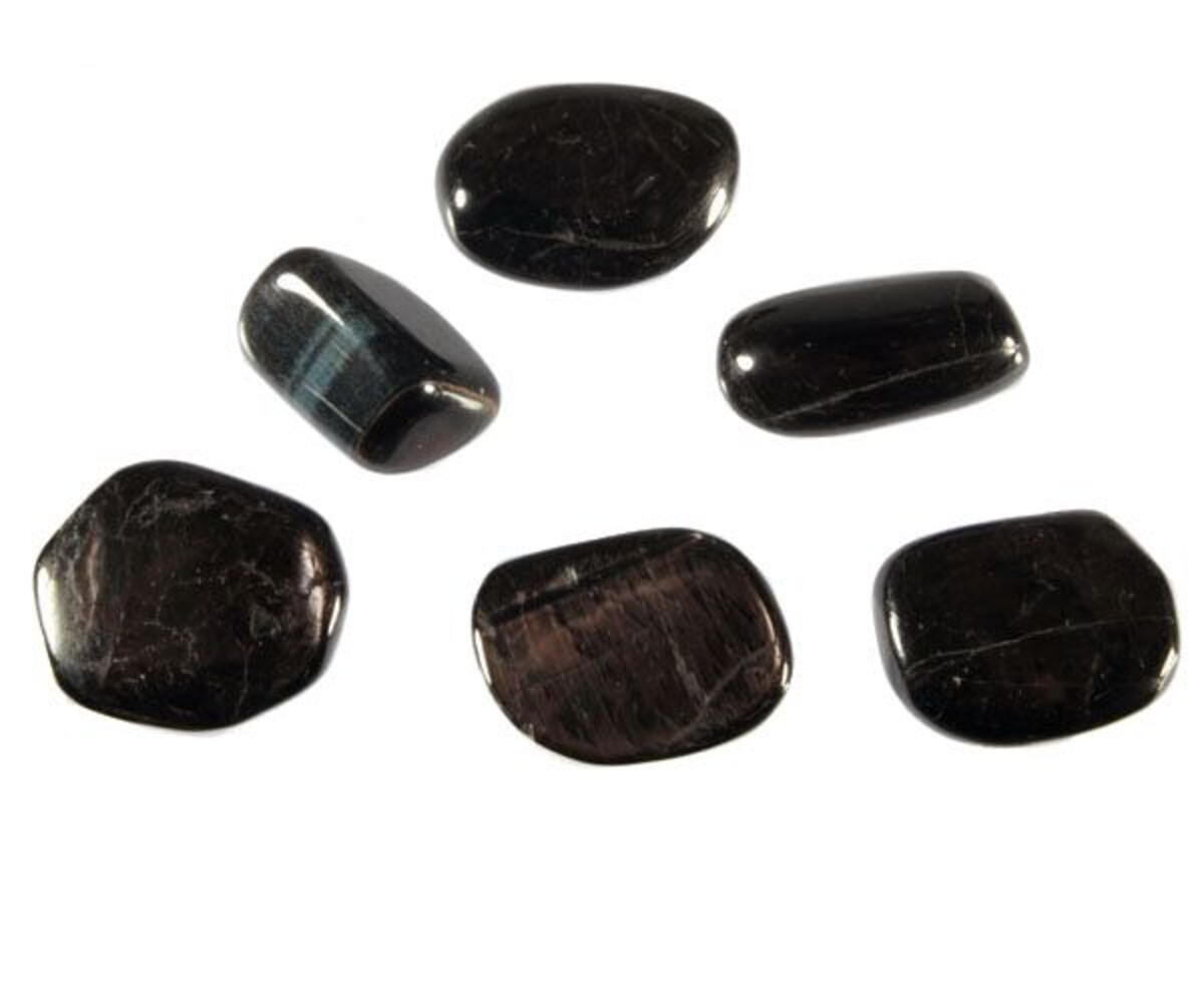 Hyperstheen steen getrommeld 5 - 10 gram Hyperstheen steen getrommeld 5 - 10 gram