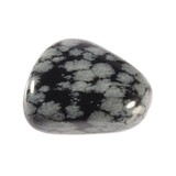 Obsidiaan (sneeuwvlok) steen getrommeld 10 - 20 gram Obsidiaan (sneeuwvlok) steen getrommeld 10 - 20 gram