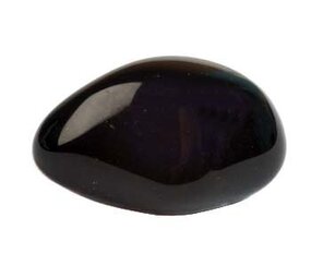 Obsidiaan (apachetranen) steen getrommeld | middel (M)
