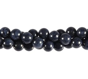 Saffier kralen rond 8 mm (streng van 40 cm) Saffier kralen rond 8 mm (streng van 40 cm)