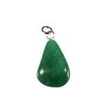 Aventurijn (groen) hanger A-kwaliteit met zilveren oogje Aventurijn (groen) hanger A-kwaliteit met zilveren oogje
