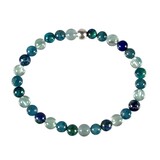 Armband gewrichten 18 cm | 6 mm kralen Armband gewrichten 18 cm | 6 mm kralen