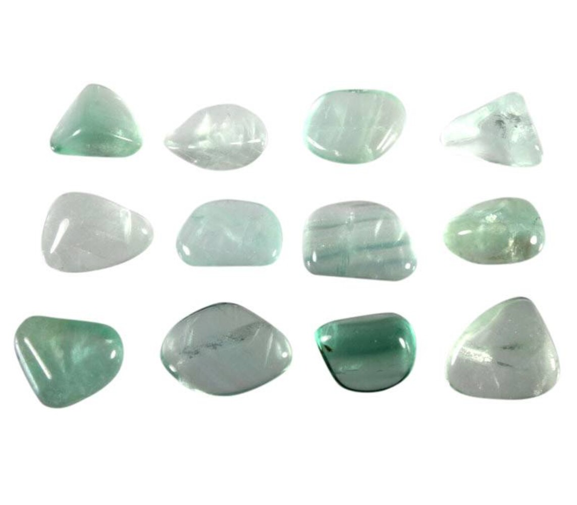 Fluoriet (groen) steen getrommeld 2 - 5 gram Fluoriet (groen) steen getrommeld 2 - 5 gram