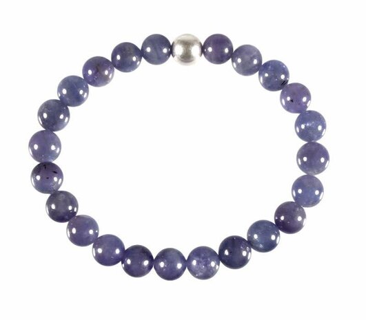 Tanzaniet armband 18 cm | 8 mm kralen Tanzaniet armband 18 cm | 8 mm kralen