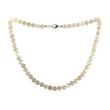 Maansteen ketting 8 mm kralen