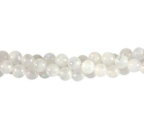 Maansteen (regenboog) kralen rond 6 mm (streng van 40 cm) Maansteen (regenboog) kralen rond 6 mm (streng van 40 cm)