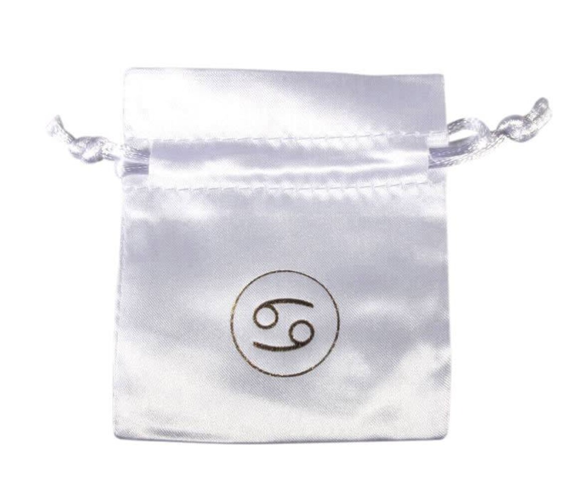 Buideltje satijn wit kreeft