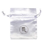 Buideltje satijn wit schorpioen Buideltje satijn wit schorpioen