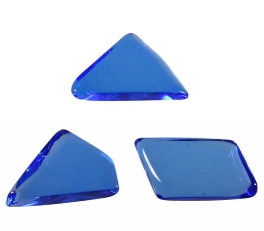 Siberische blauwe kwarts steen getrommeld 4 - 7 gram