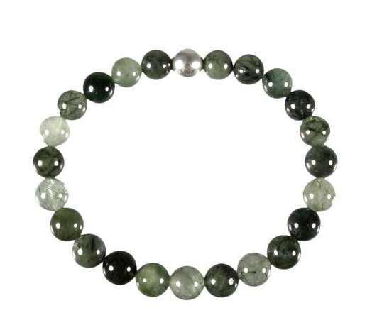 Toermalijnkwarts (groen) armband 18 cm | 8 mm kralen