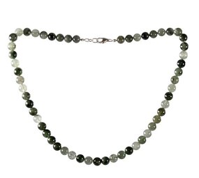 Toermalijnkwarts (groen) ketting 8 mm kralen