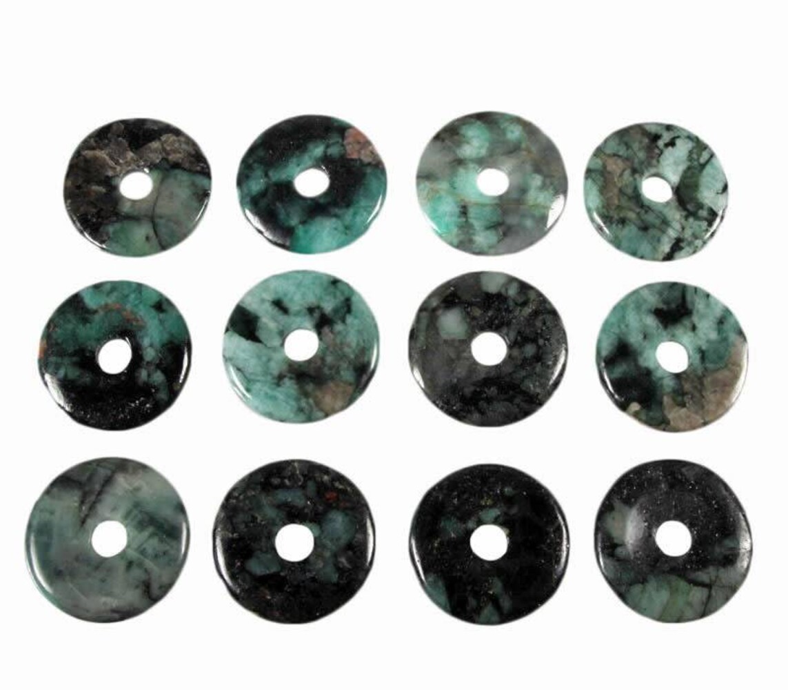 Smaragd hanger donut 3 cm