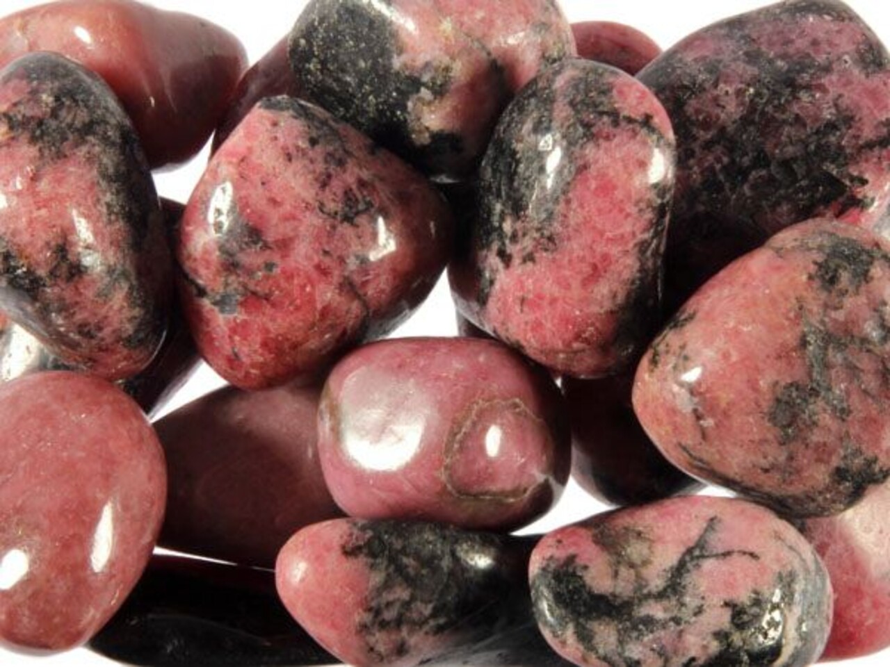 Rhodoniet steen getrommeld | groot (L)