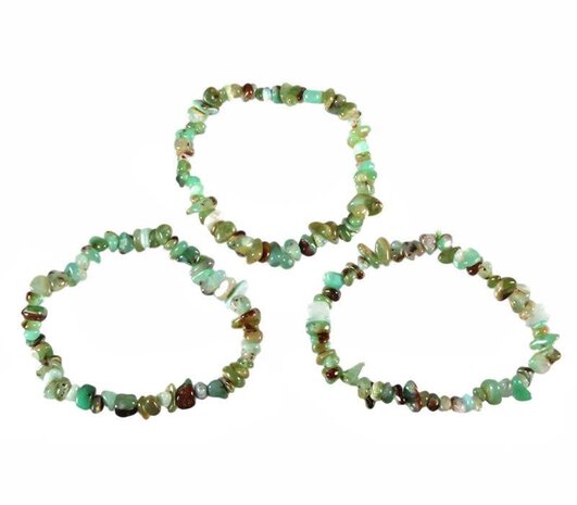 Chrysopraas armband split