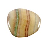 Fluoriet (regenboog) steen plat gepolijst Fluoriet (regenboog) steen plat gepolijst