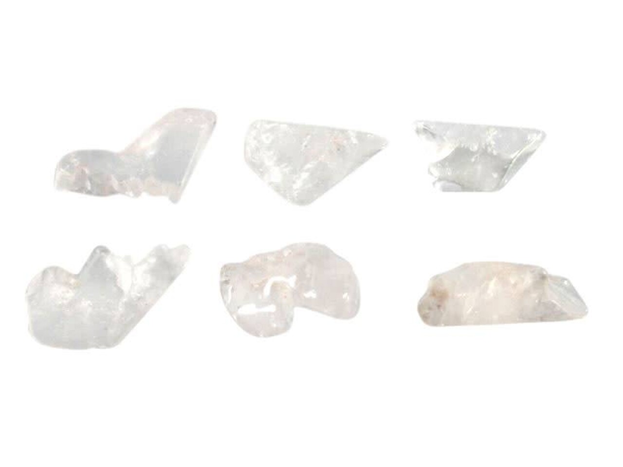 Nirvana ijskwarts steen getrommeld 4 - 6 gram Nirvana ijskwarts steen getrommeld 4 - 6 gram