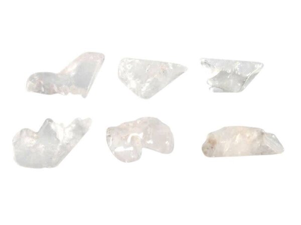 Nirvana ijskwarts steen getrommeld 4 - 6 gram Nirvana ijskwarts steen getrommeld 4 - 6 gram