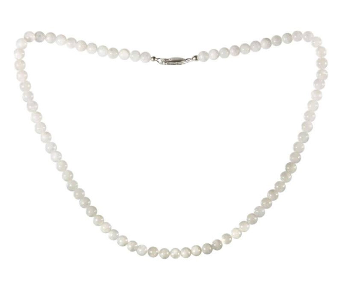 Maansteen ketting 6 mm kralen Maansteen ketting 6 mm kralen