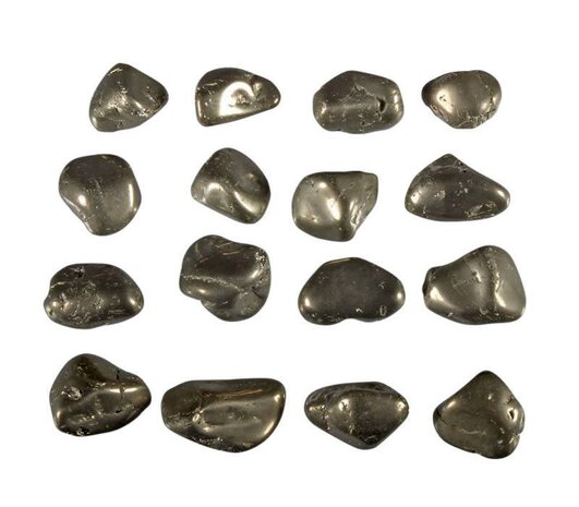 Pyriet steen getrommeld 5 - 10 gram Pyriet steen getrommeld 5 - 10 gram