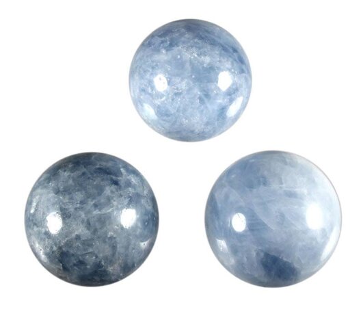 Calciet (blauw) bol 50 mm Calciet (blauw) bol 50 mm