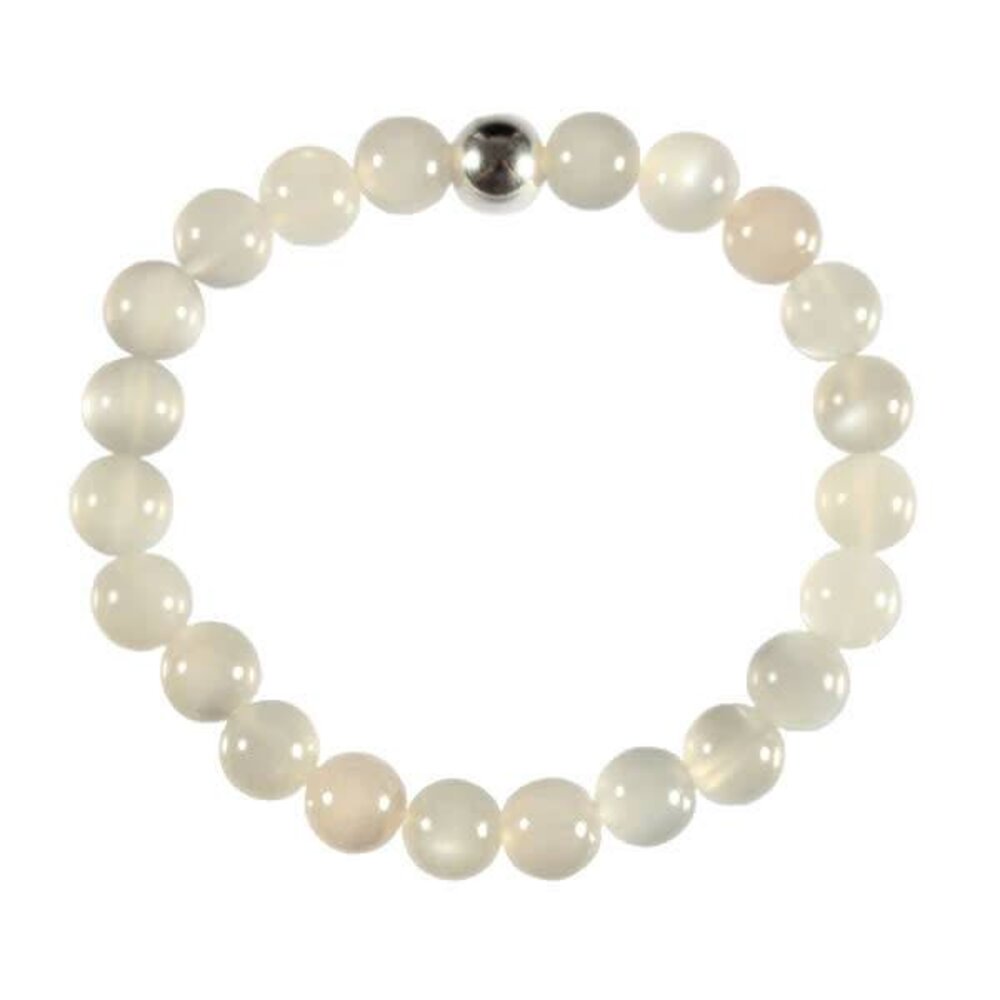 Maansteen armband 18 cm | 8 mm kralen Maansteen armband 18 cm | 8 mm kralen