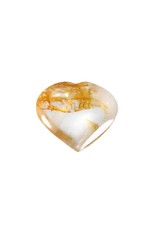 Golden healer edelsteen hart 3,5 - 4,5 cm